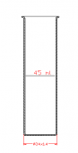 CFPP пробирка, IP 309 (аналог ISL - M004234, Anton Paar - 172530)